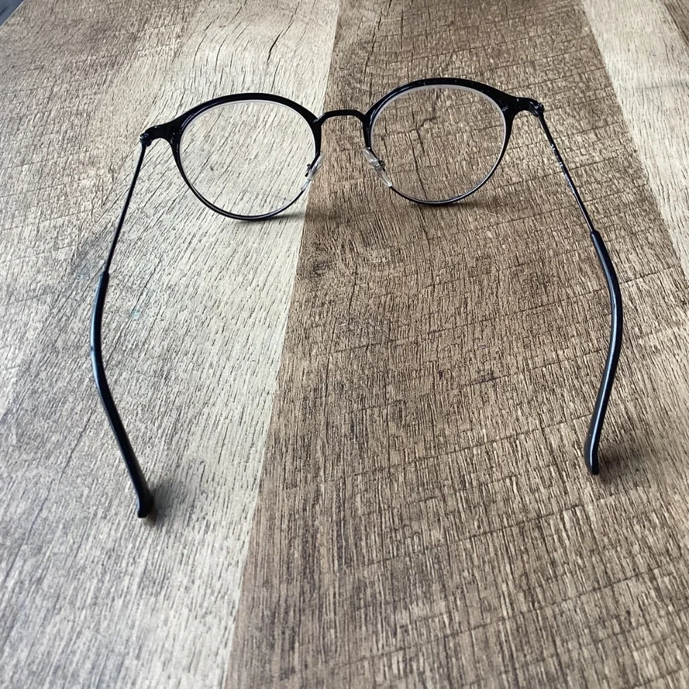 RAY-BAN mod RB 1053 col 4065 sz 45/18 Eyeglasses Frames Only Black Round Metal